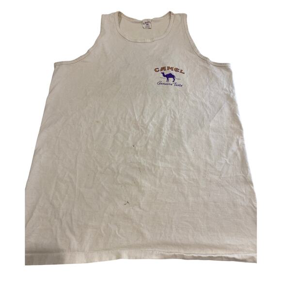 Vintage 90s Camel Genuine Taste Tank Top Size XL - Picture 2 of 9